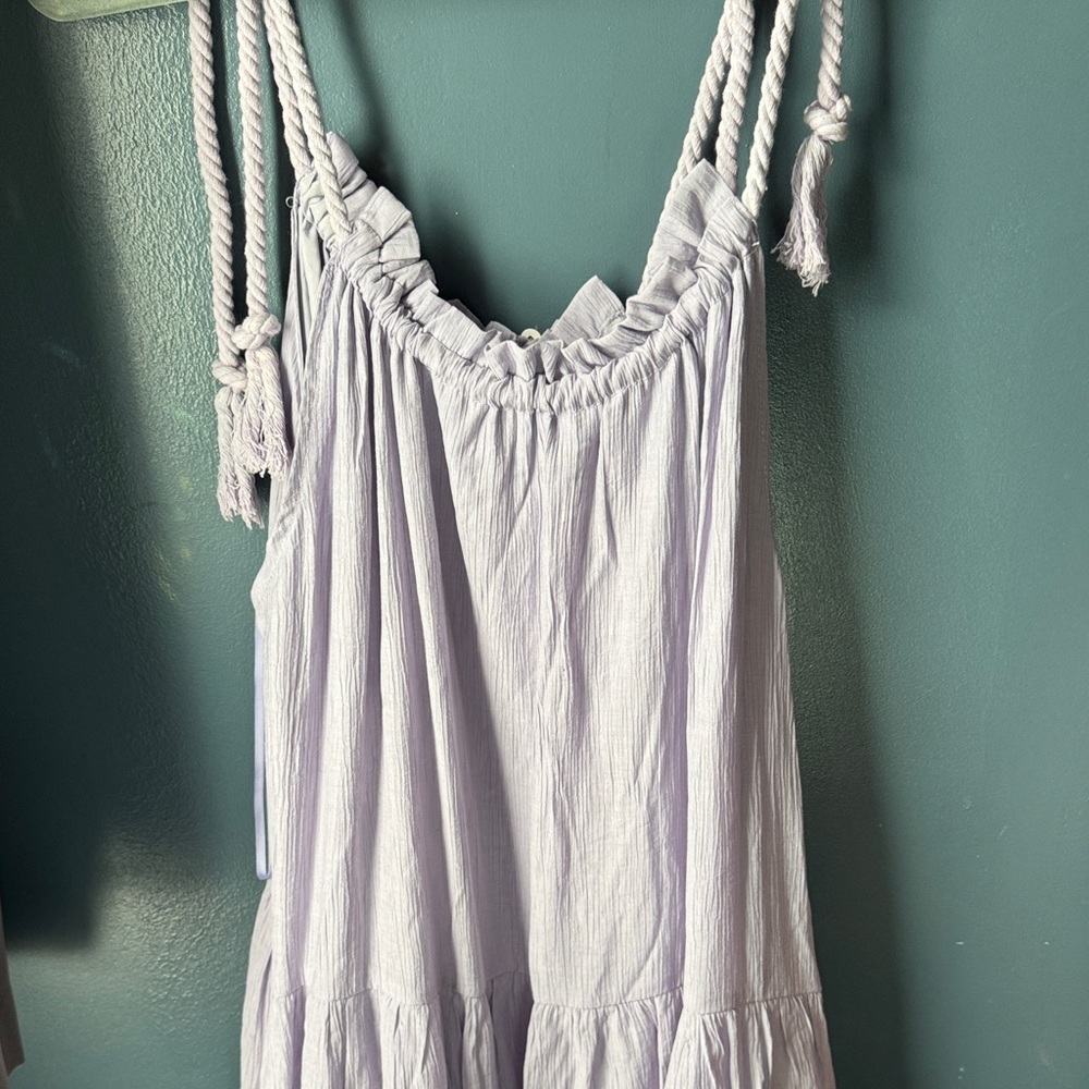 Mustard Seed Lavender Tiered Dress